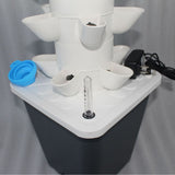 Quadratischer Hydroponic Tower – Frische Ernte auf kleinstem Raum
