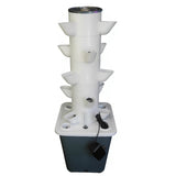 Quadratischer Hydroponic Tower – Frische Ernte auf kleinstem Raum
