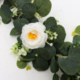 Künstlicher Rosen-Efeu – Handgefertigte Blumenranke für Haus & Garten
