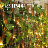 LED-Efeu-Lichterkette – Bunte Solarlichter für Garten, Terrasse & Feierlichkeiten